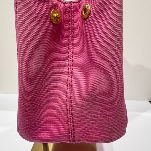 Prada Small Canapa distressed denim tote - Picture 10 of 13